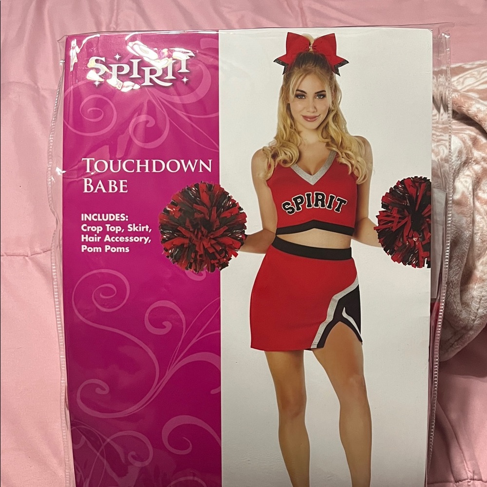 Spirit Cheerleader Costume - Red and Black